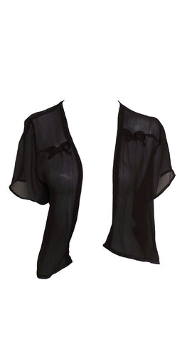 Brown Pink Soda Silk Cardigan