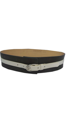 DKNY Black & White Belt