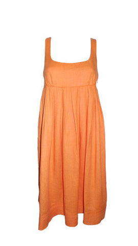 Floaty Orange Dress