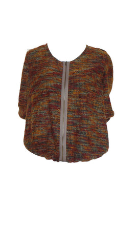 Jovsnni Multi Knit Zip Cardigan